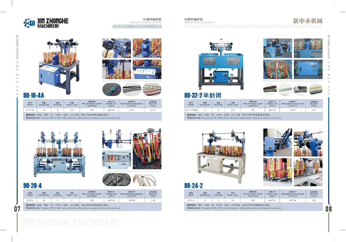 新中禾機械企業(yè)發(fā)布新一代編織機產(chǎn)品宣傳畫冊